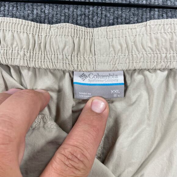 Columbia PFG Bahama Shorts Men's XXL Beige Cargo Utility Fishing Outdoor Trail - Picture 6 of 10